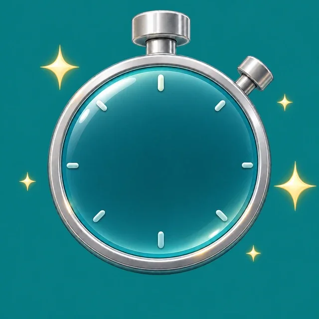 Teal stopwatch in the daily Sudoku section.